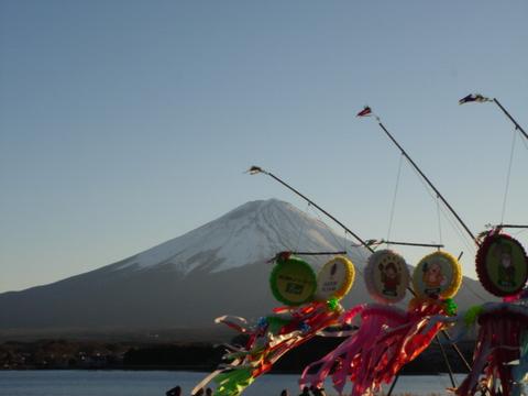 大石公園からの富士山の写真