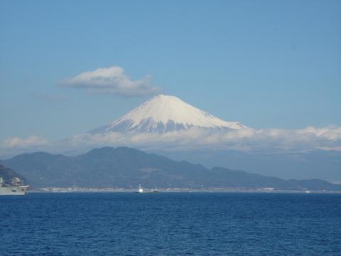 三保からの富士山写真