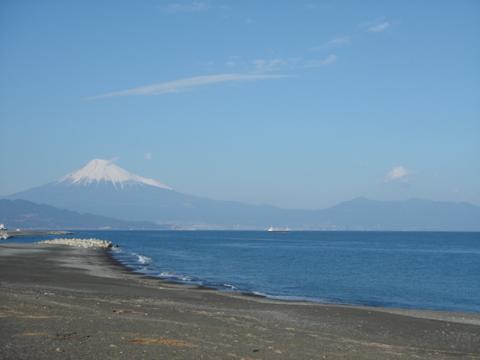 羽衣の松からの富士山の写真