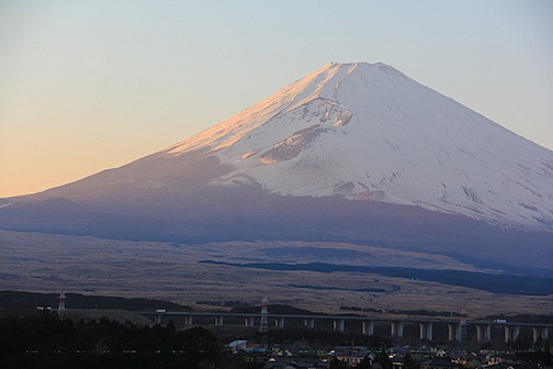 時之栖からの富士山の写真